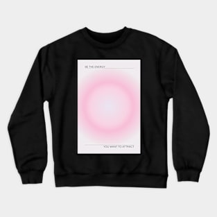 Pink Aura Energy Crewneck Sweatshirt